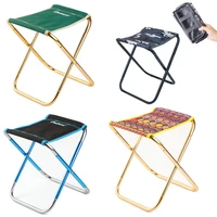 folding camping chair lightweight picnic fishing chair foldable aluminium cloth outdoor portable beach chair outdoor furniture