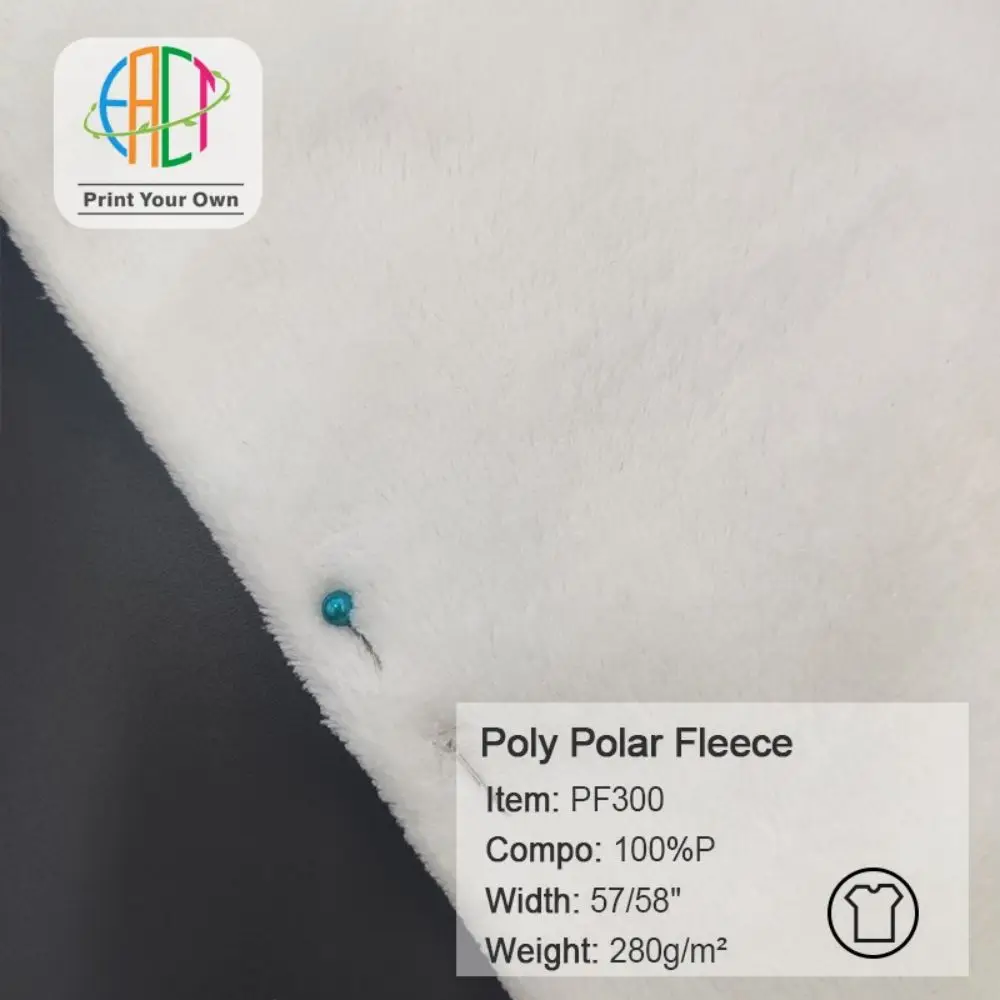 Полиполярная флисовая ткань PF300 с индивидуальным принтом 100% P 280gsm | Ткани