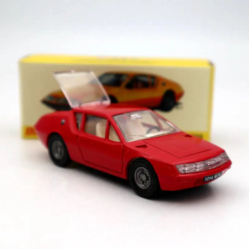 Атлас 1/43 Dinky toys 1411 ALPINE RENAULT A310 Red коллекционные модели подарочных