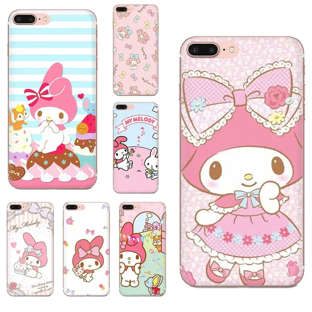 Для Apple iPhone 11 Pro X XS Max XR 4 4S 5 5C 5S SE SE2 6 6S 7 8 Plus Мягкий мобильный милый My Melody Little Twin