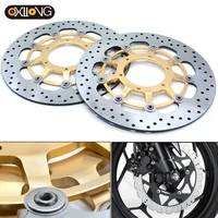 motorcycle floating disc brake rotor brake pad disc rotors for honda cbr600rr 2003 2014 cbr1000rr 2004 2005 cb1300 2003 2009