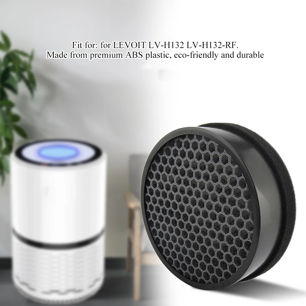 

2 Pcs Air Purifier Replacement Filter for LEVOIT LV-H132 LV-H132-RF HEPA Filter ReplacementAir Purifier Replacement Filter