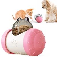tumbler leaker rolling cat and dog snack toys puzzle interactive cat treat toy rocking slow food ball pet products