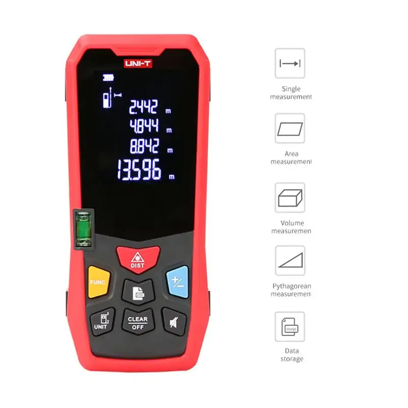 

Handheld Rangefinder Distance Meter LM150 LM120 Medidor Tape Build Measure Device Electronic Ruler with LCD Digital Display