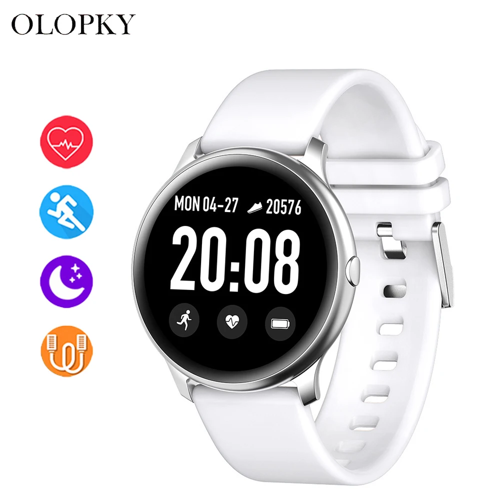 

Новые умные часы KW19 с цветным экраном, водонепроницаемые, умный Браслет, монитор сердечного ритма, умные часы с Bluetooth, спортивные часы для му...