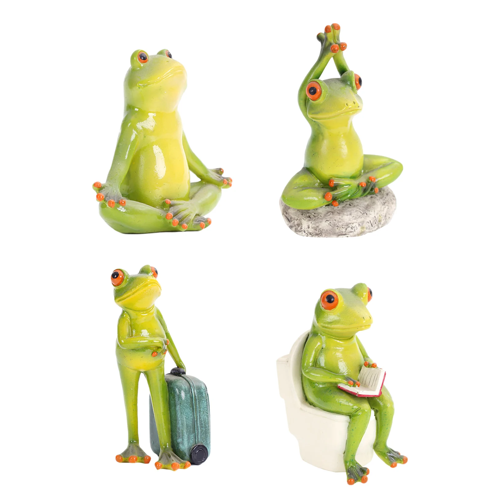 

Everyday Collection Animal Frog Fairy Garden Figurines Miniature Landscape Home Decoration Accessories Birthday Gift Souvenirs