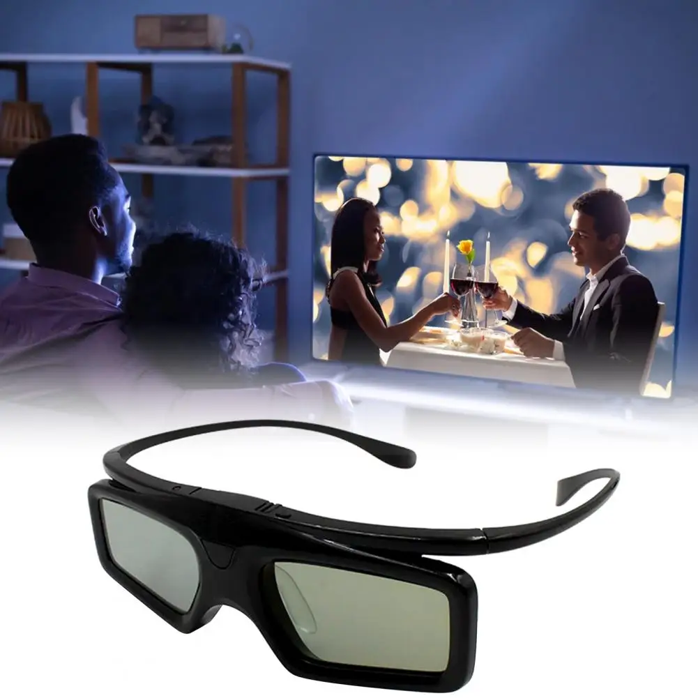 3D очки практичные активные затворы многоразовые черные для фильмов аксессуар DLP