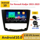 9 дюймов Android 10 автомобильный DVD мультимедийный плеер GPS для Renault Kadjar 2015 2016 2017 2018 2019 аудио автомобильное радио стерео навигация
