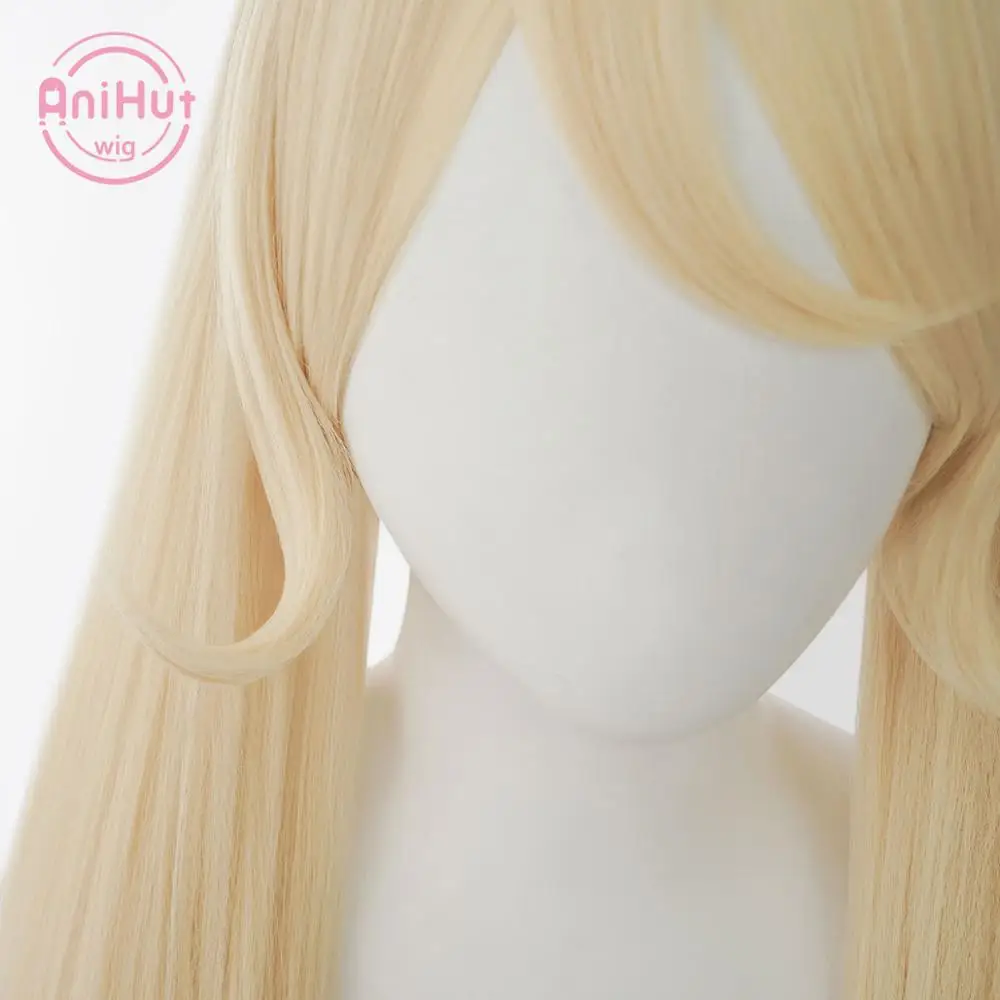 Парик Danganronpa для косплея Saionji Hiyoko синтетические термостойкие женские светлые