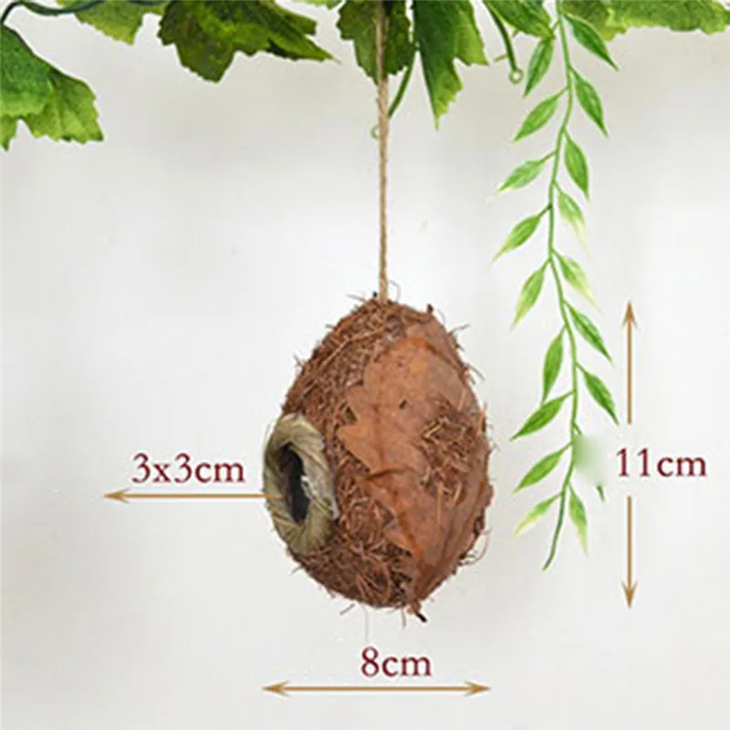 Новое плетеное вручную Птичье гнездо натуральные экологически чистые клетки для