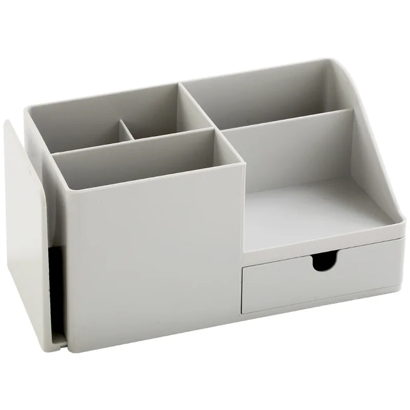 

1pc Desk Office Organizer Storage Holder Desktop Pencil Pen Sundries Badge Box Stationery Office School living room Supplies