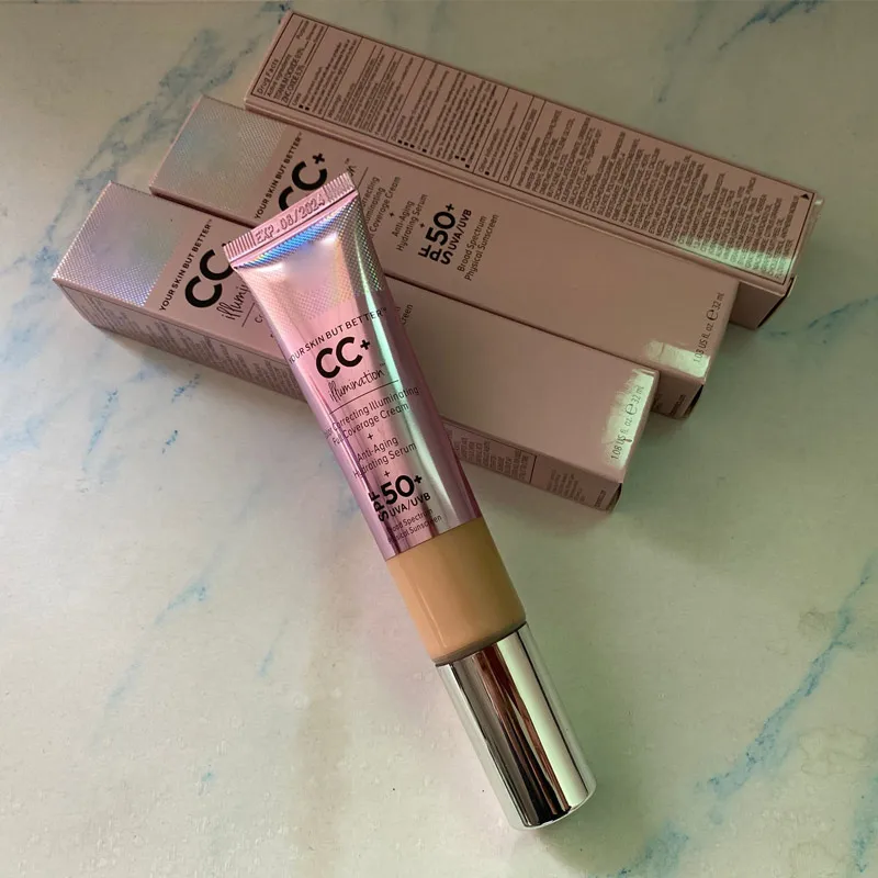 Улучшенное освещение кожи CC + корректирующая цвет освещающая фотолампа Spf 50 Uva/uvb 32