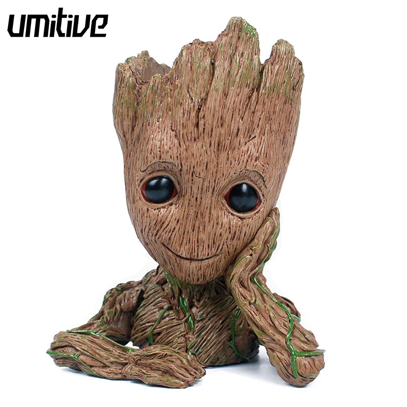 Umitive 1 шт. цветочный горшок детские фигурки мультфильм цветочный горшок ручка держатель стол органайзер украшения забавные подарки