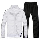 Спортивный костюм мужской повседневный из двух предметов, кофта с капюшоном, комплект спортивной одежды, 5XL