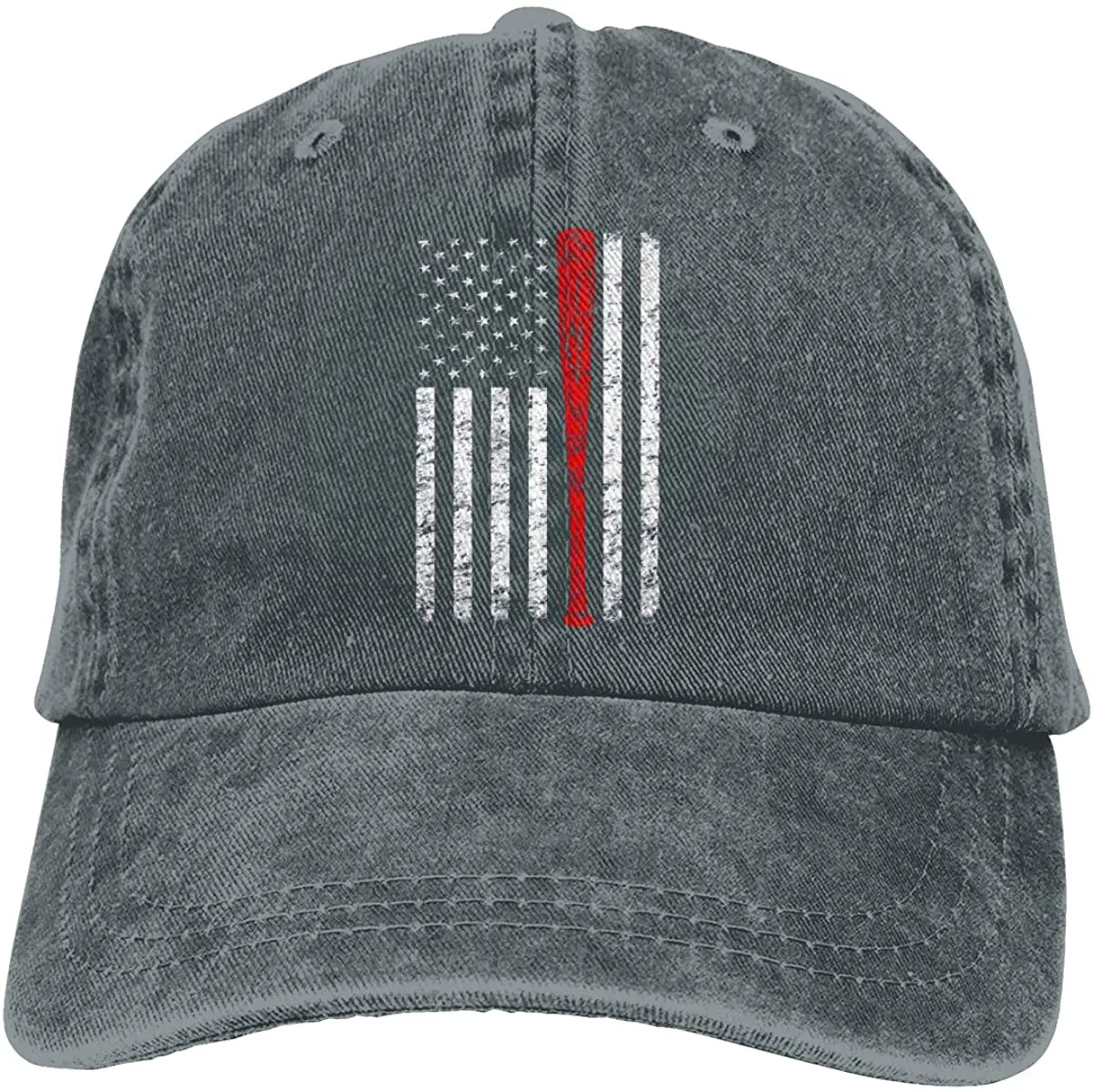 

Baseball Caps For Men Women Baseball Bat USA Flag Denim Casquette Trucker Hats