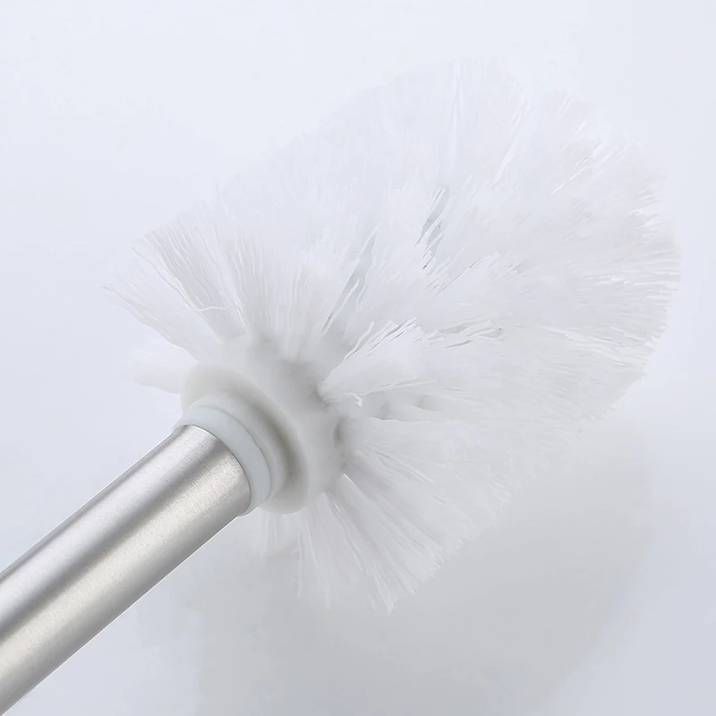 Полированная туалетная щетка и держатель из нержавеющей стали квадратная