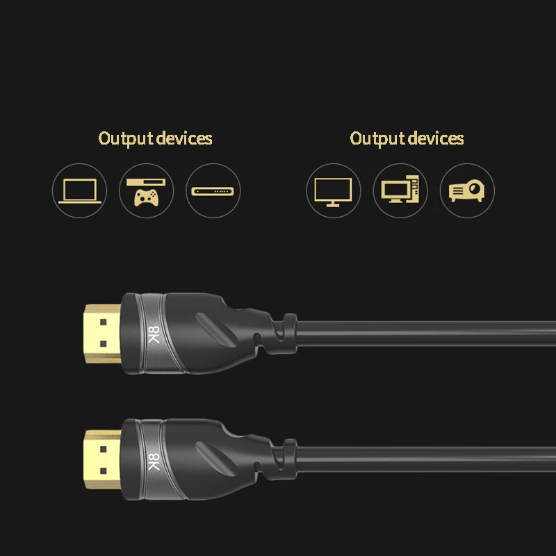 Hdmi к волоконно оптический кабель 8K 2M HD компьютер ТВ ноутбук подключенный