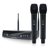 professional uhf wireless microphone system frequency adjustable karaoke yuepu ru d230