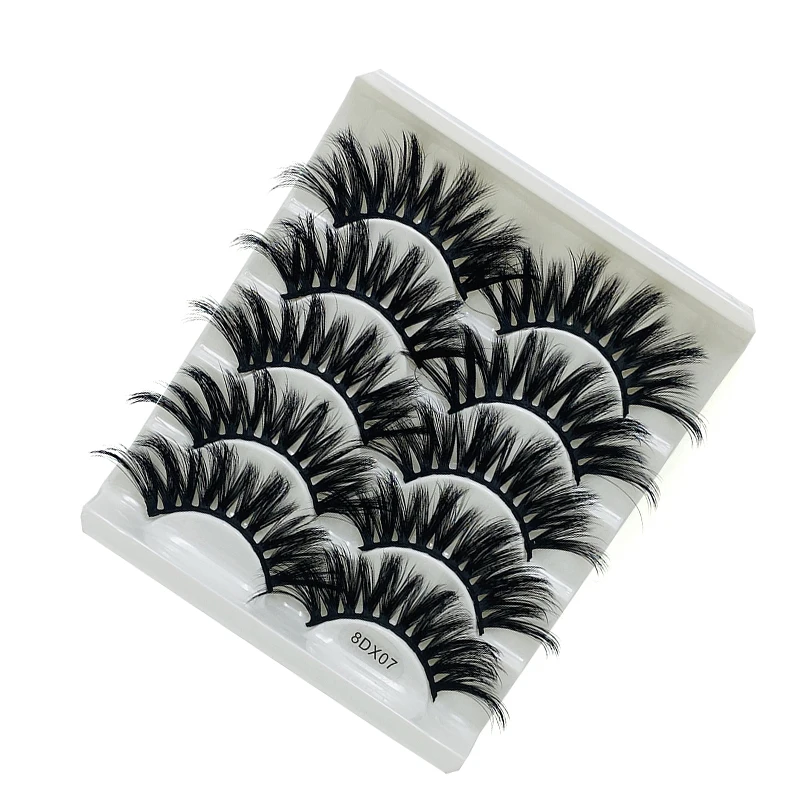 

Wholesale 5d 25mm Lashes Dramatic False Eye Lash Thick Fluffy Extension Golden Paper Box Packaging Makeup Tools