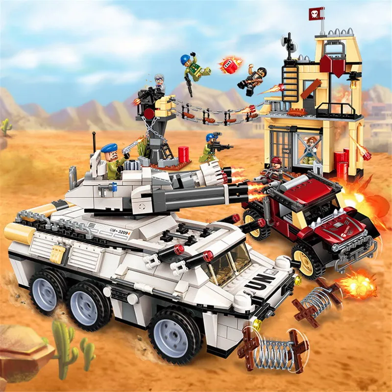 Война город гром Миссия просветить военные пушки Танк Игрушка бронированный