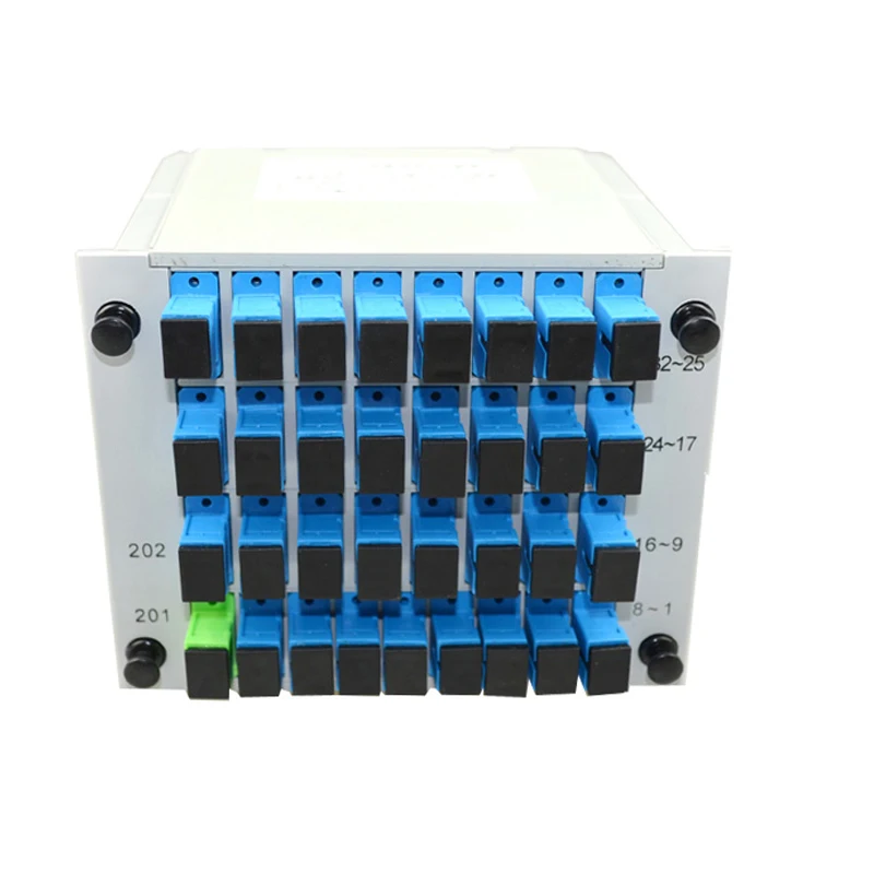 1x32 SCUPC plc разделитель abs коробка sc волоконно-оптическая FTTH PLC 1:32 кассета карта