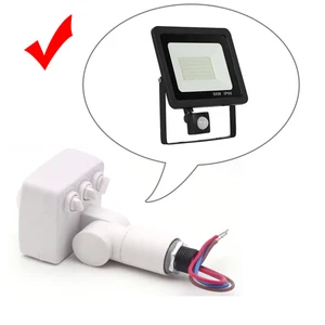 Ультратонкий Светодиодный прожексветильник, датчик движения, водонепроницаемый датчик движения, 5 светодиодный, регулируемый