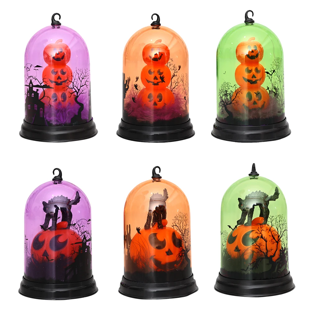Портативный фонарь на Хэллоуин лампа тыквенный светильник домашние вечерние