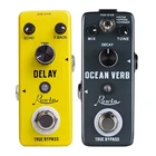 Цифровая педаль для гитары с эффектом реверберации Ocean Verb, 3 режима, комнатныйпружинныймерцающий корпус из алюминиевого сплава, истинное отключение и Анало