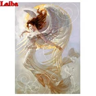 Алмазная 5D картина с ангелом, картина для красоты с полным наполнением, вышивка ручной работы, Алмазная мозаика сделай сам, декор для стен