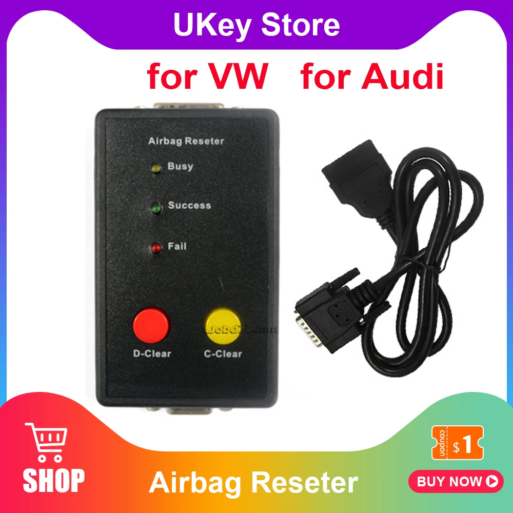 Высококачественный сброс подушки безопасности для VW Audi /VAG OBD2/инструмент сброса