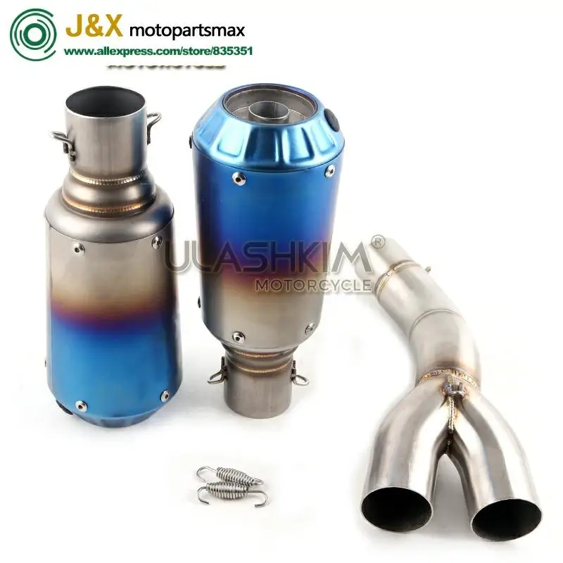 SCRAMBLER Motorcycle Slip On Exhaust full system middle pipe Muffler for DUCATI | Автомобили и мотоциклы