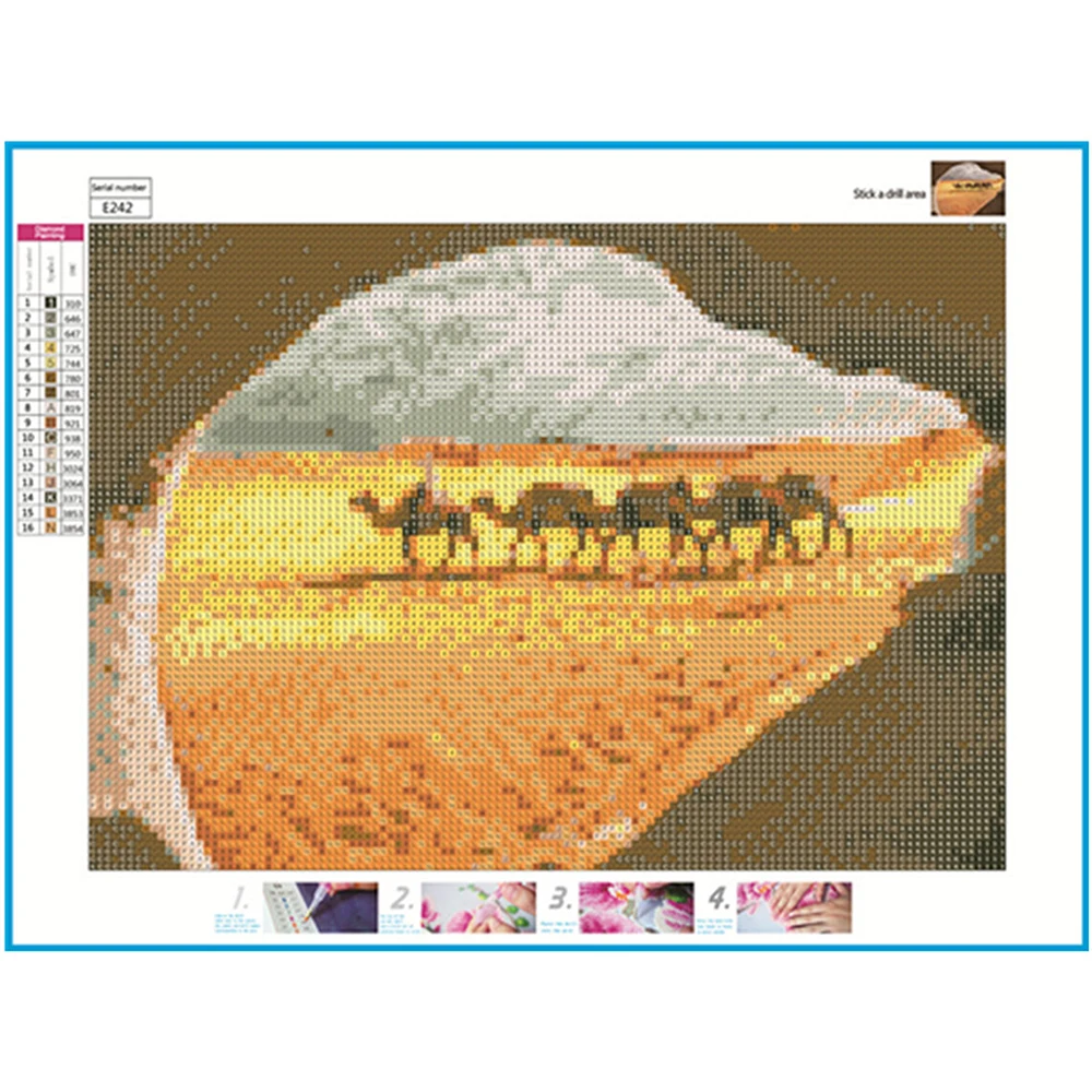 Набор для вышивки крестиком картина 5D сделай сам в виде верблюд пустыни животных