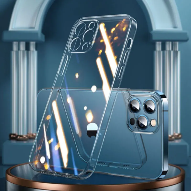 

Camera Lens Protection Phone Case For iPhone 12 Pro Max Xr X XS Max 11 Pro Max 7 8 6 Plus 12 Clear Silicone Case