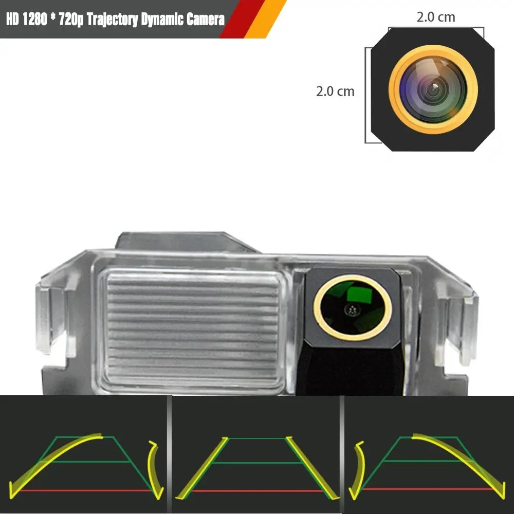 1280x720P пластина для камеры заднего вида световые динамические направляющие Hyundai i10