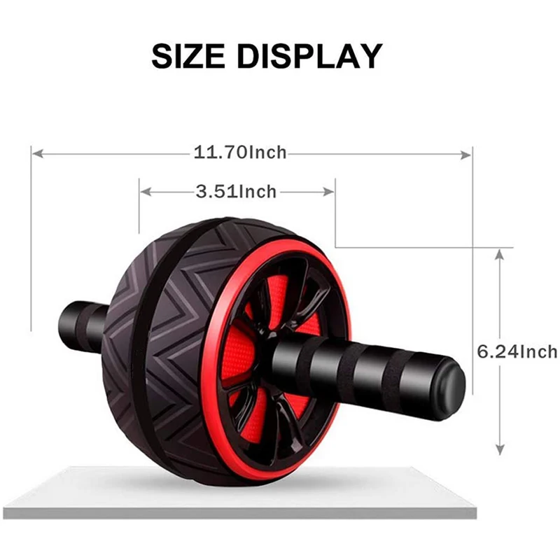 Роликовый тренажер Ab Wheel для домашнего спортзала тренировок Эспандеры скакалки