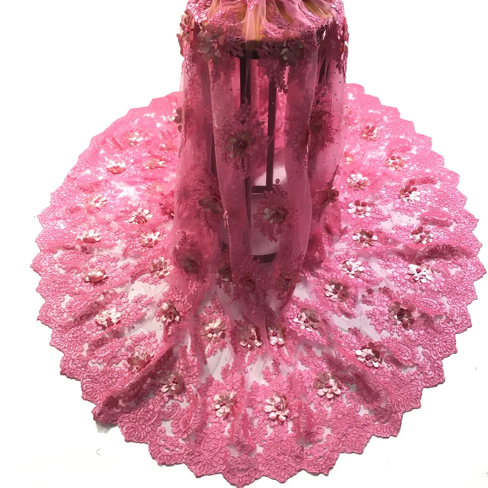 3d кружевной ткани новейшая африканская кружевная ткань 2021 высокое качество