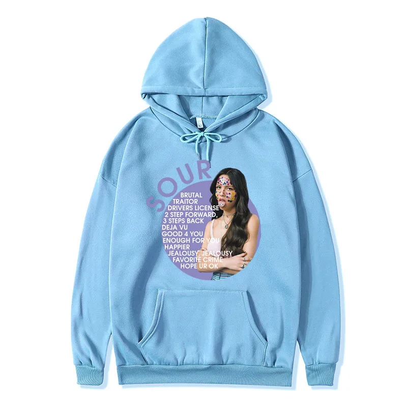 Новые модные толстовки с капюшоном Оливии Родриго свитшоты для женщин и девочек