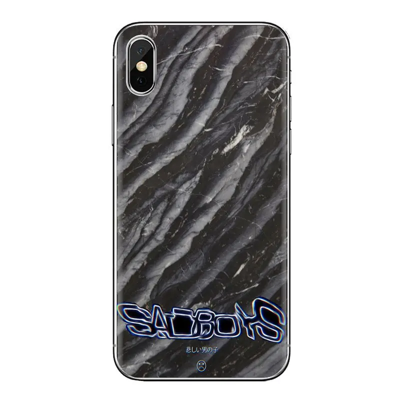 Мягкие чехлы с изображением забавных грустные парни SADBOYS логотип для huawei Honor 7X V10 6C