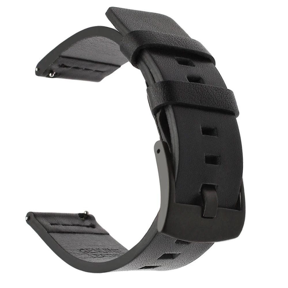 Ремешок кожаный для Samsung Galaxy Watch amazfit GTR 42 46 мм vivoactive 3 4|Смарт-аксессуары| |