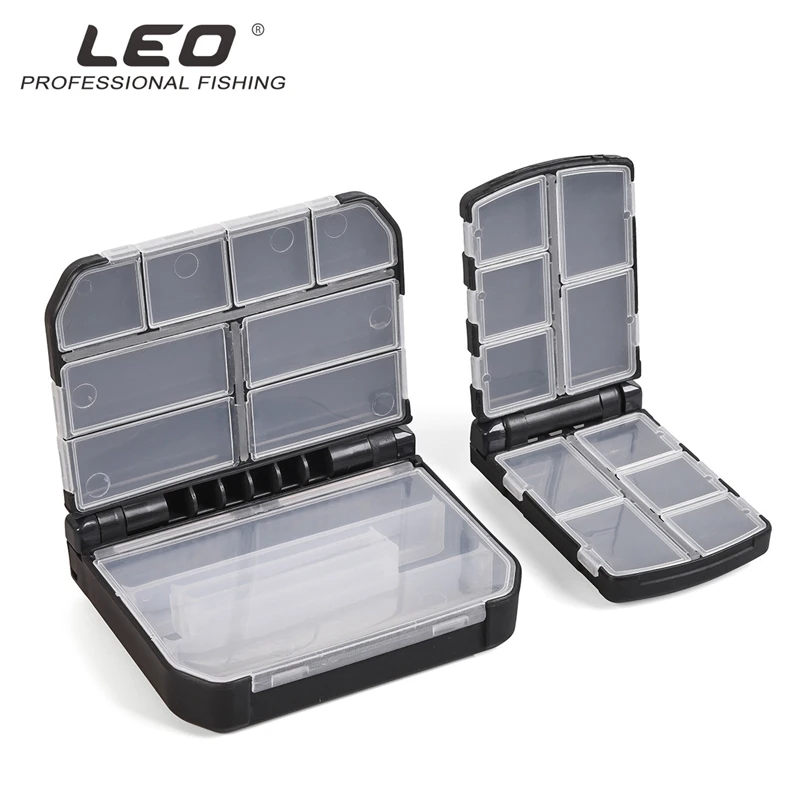 LEO 2 шт. коробка для рыболовных снастей коробка для рыболовных принадлежностей полуавтоматическая открывающаяся крышка Аксессуар Чехол