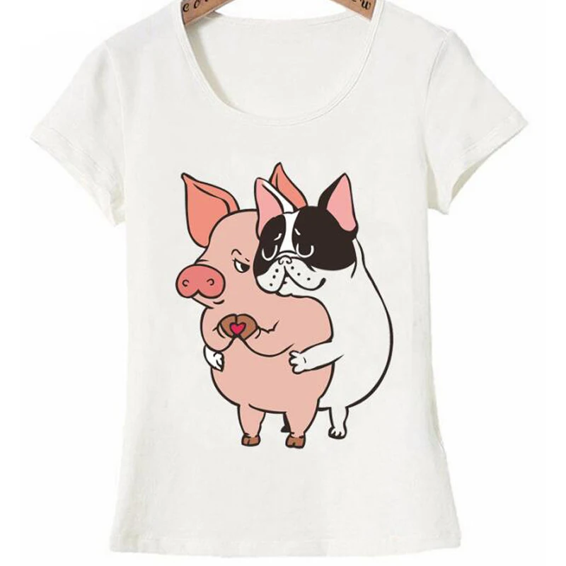 

Harajuku Funny Pig Dog T Shirt Women Ullzang Kawaii T-shirt Cute Graphic Tshirt Fashion 90s Top Tees Female