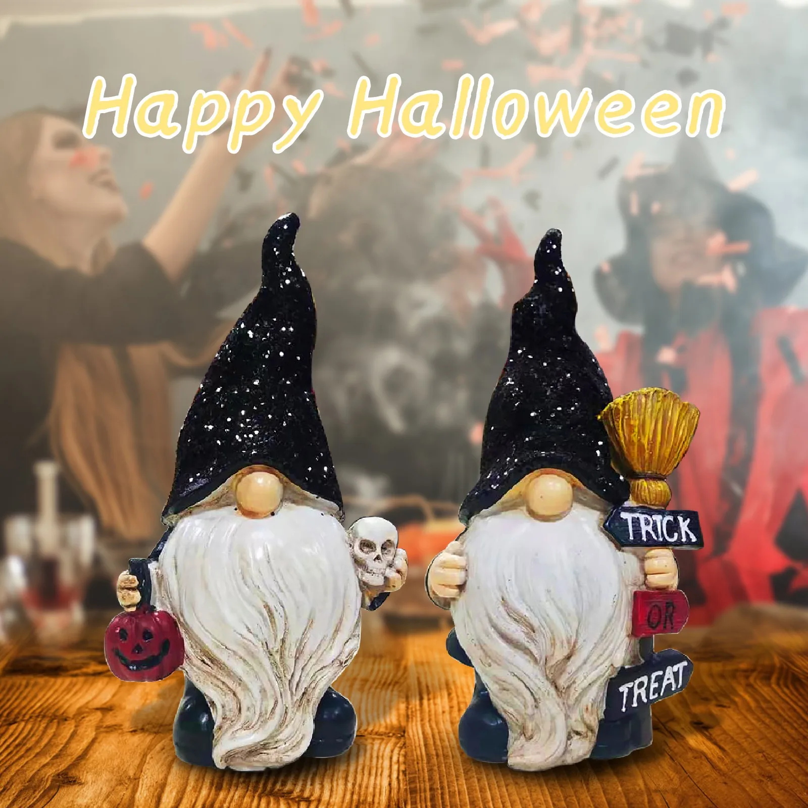 

2021 New Halloween Faceless Doll Toys Dwarf Doll Rudolph Goblin Dwarf Sweden Autumn Handmade Family Bedroom Gift Home Decor Prop