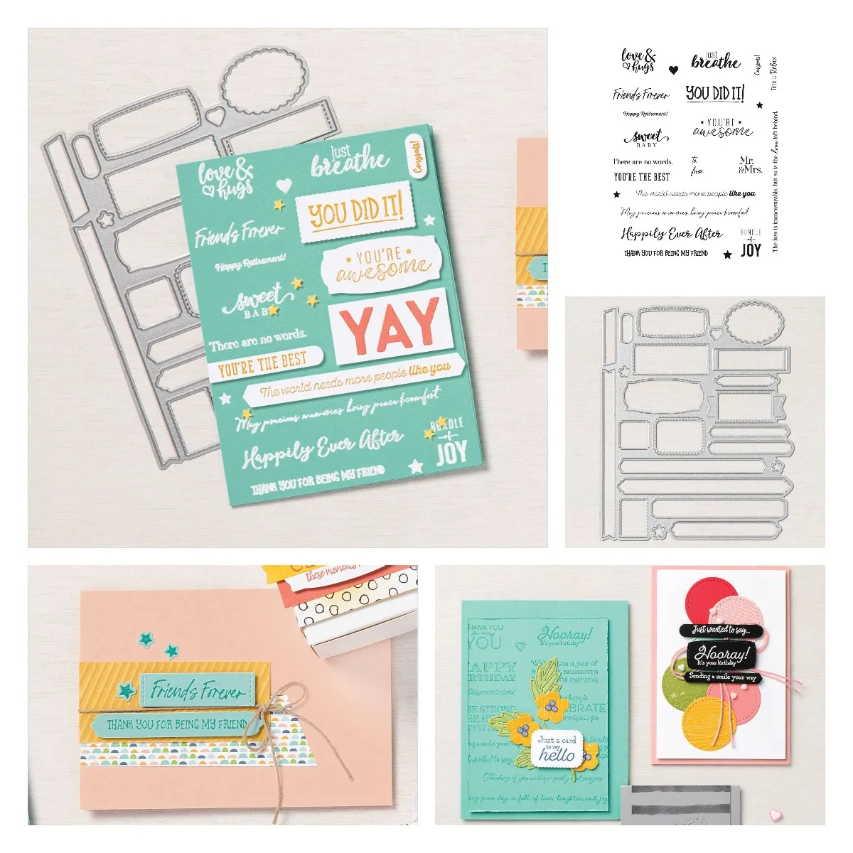 

Delicate letters Metal Cutting Dies & Stamps Scrapbook DiaryDecoration Embossing Template DIY Greeting Card Handmade 2021 new