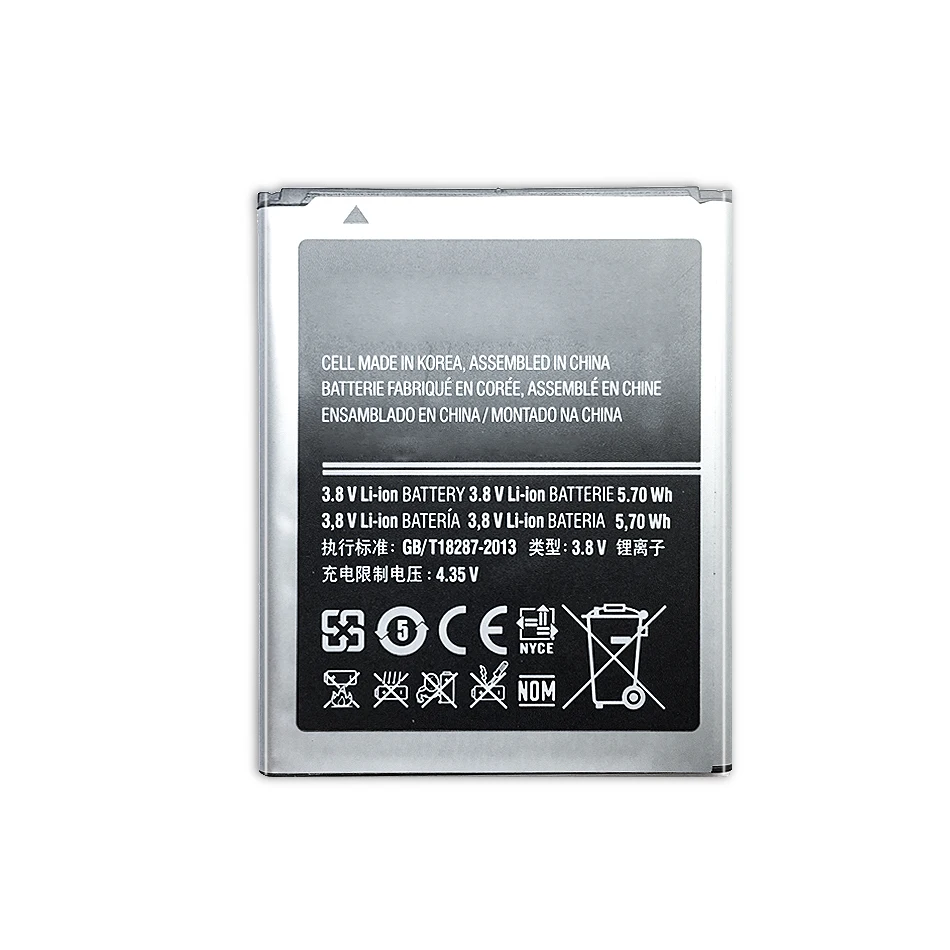 phone battery for samsung galaxy s duos s7562 s7566 s7568 i8160 s7582 s7560 s7580 i8190 i739 i669 j1 mini eb425161lu 1500mah free global shipping