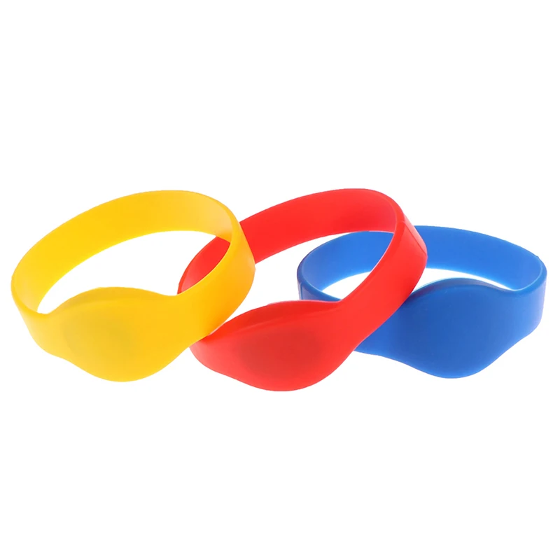 Randomly 125 кГц T5577/EM4305 Перезаписываемый RFID браслет силиконовый браслет часы копия клон пустая карта в карты контроля доступа - Цвет: Randomly