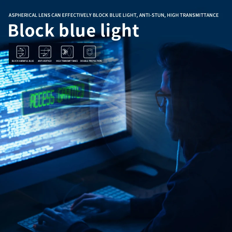 Оправа для очков SASAMIA Тонкая линза глаз УФ защита Антибликовая близорукость