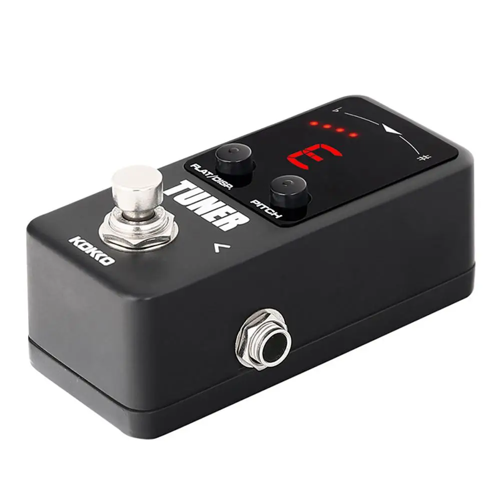 

Mini Pedal Tuner Guitarra Guitar Bass Violin Ukelele Stringed Instruments Tuner Effect Device