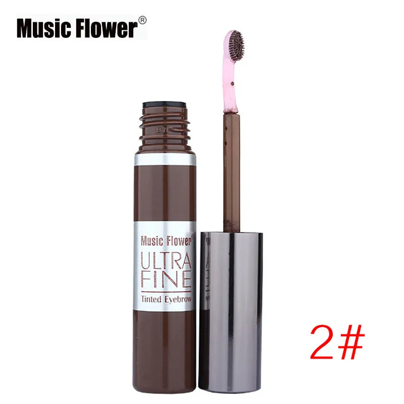 4 цвета 3D тонированные крем для бровей бренд Music Flower макияж черный Кофе брови гель
