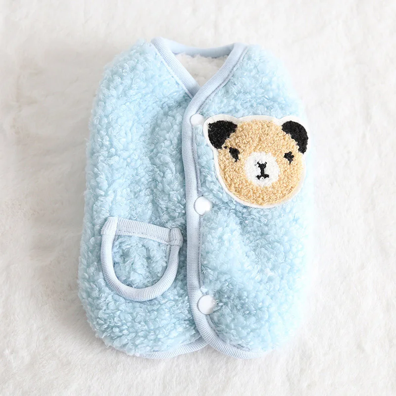 Зимняя Теплая Одежда для собак куртка щенков пальто Мягкие Рубашки свитер