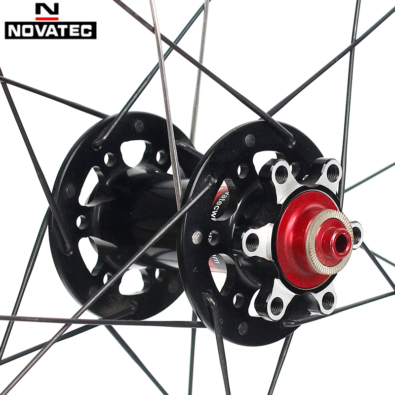 Novatec Road bike XD Bicycle parts Aluminum alloy Tube tyre wheels 700C Disc brake 4 Bearings 7-11speed QR Wheel set | Спорт и